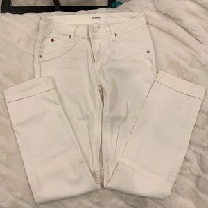 Hudson white jeans